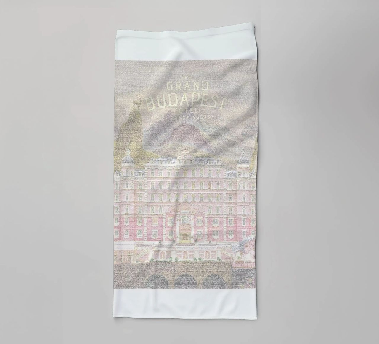 Grand Budapest Hotel asciugamano da bagno da Robotic Ewe