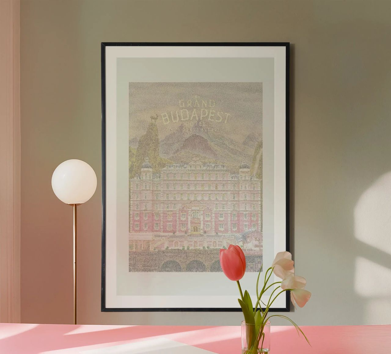 Grand Budapest Hotel poster de Robotic Ewe
