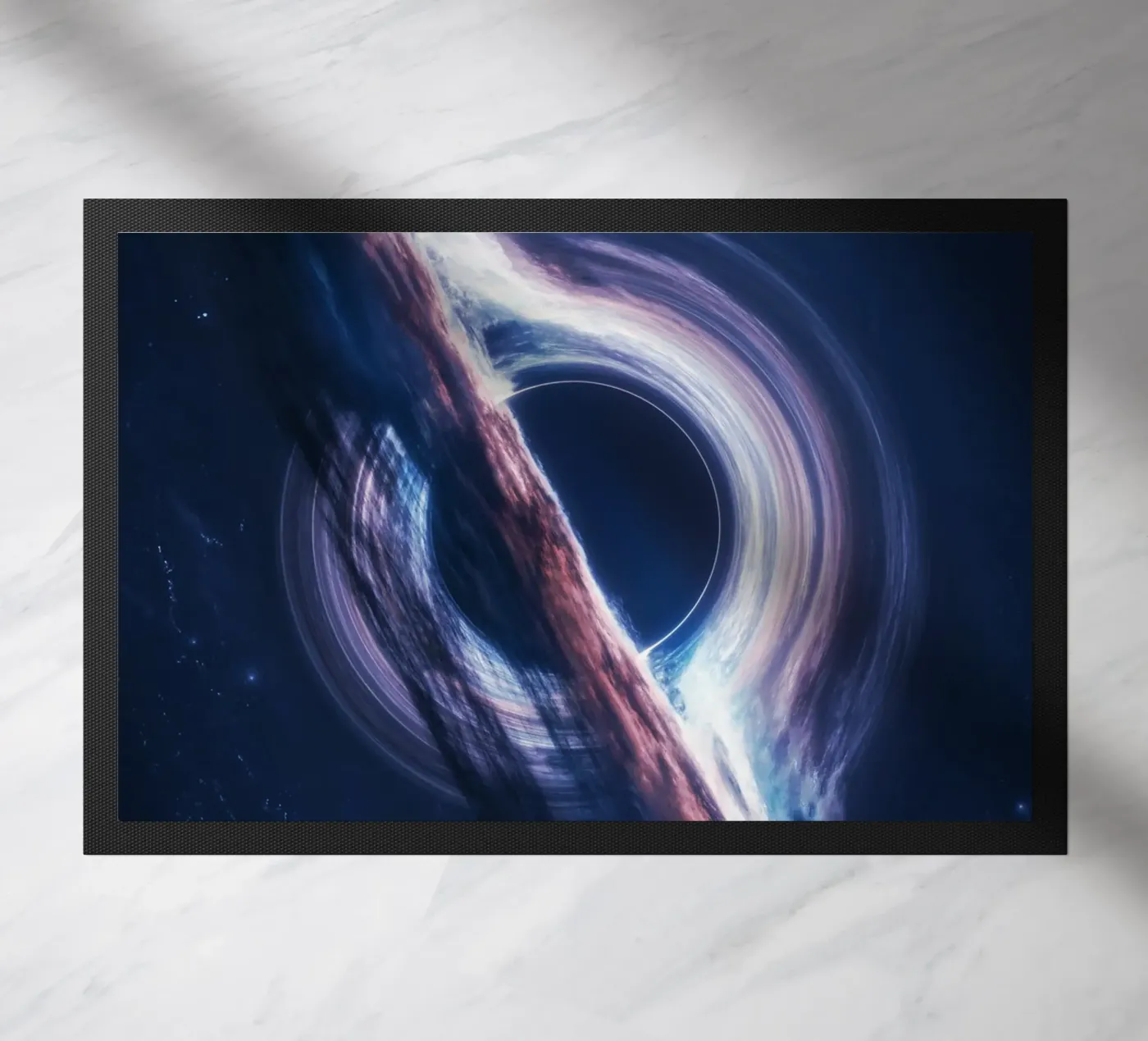 Interstellar Black Hole Fußmatte von nabakumov