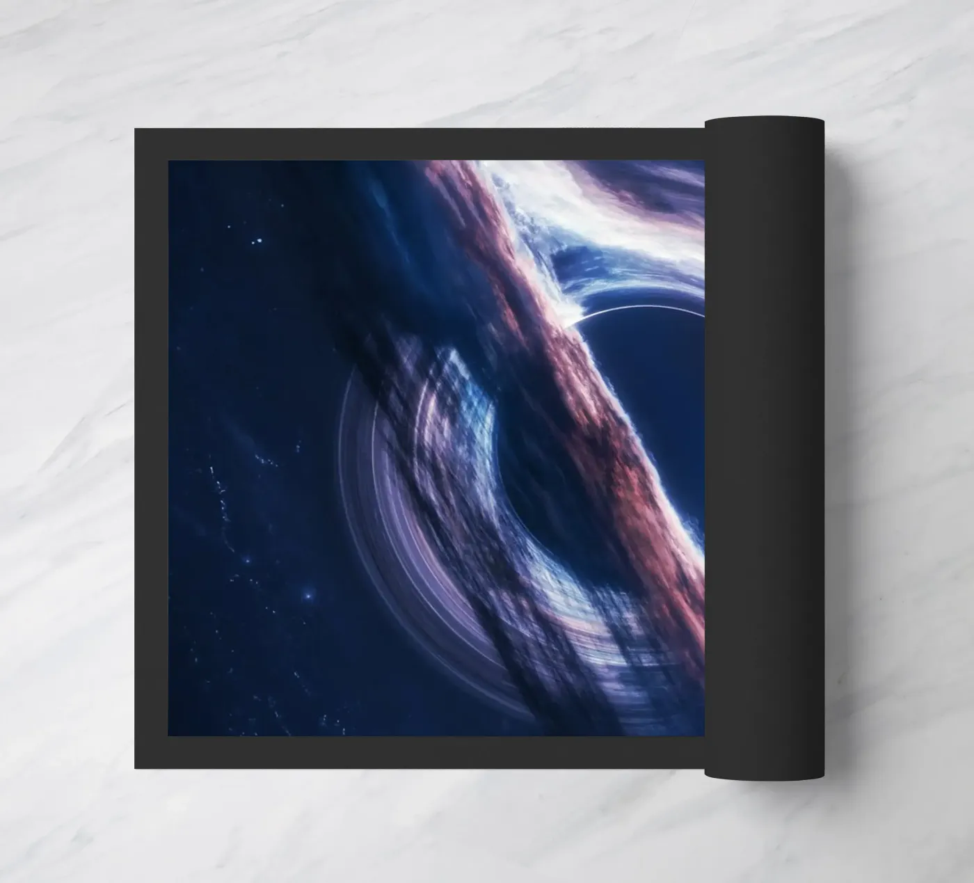 Interstellar Black Hole Fußmatte von nabakumov