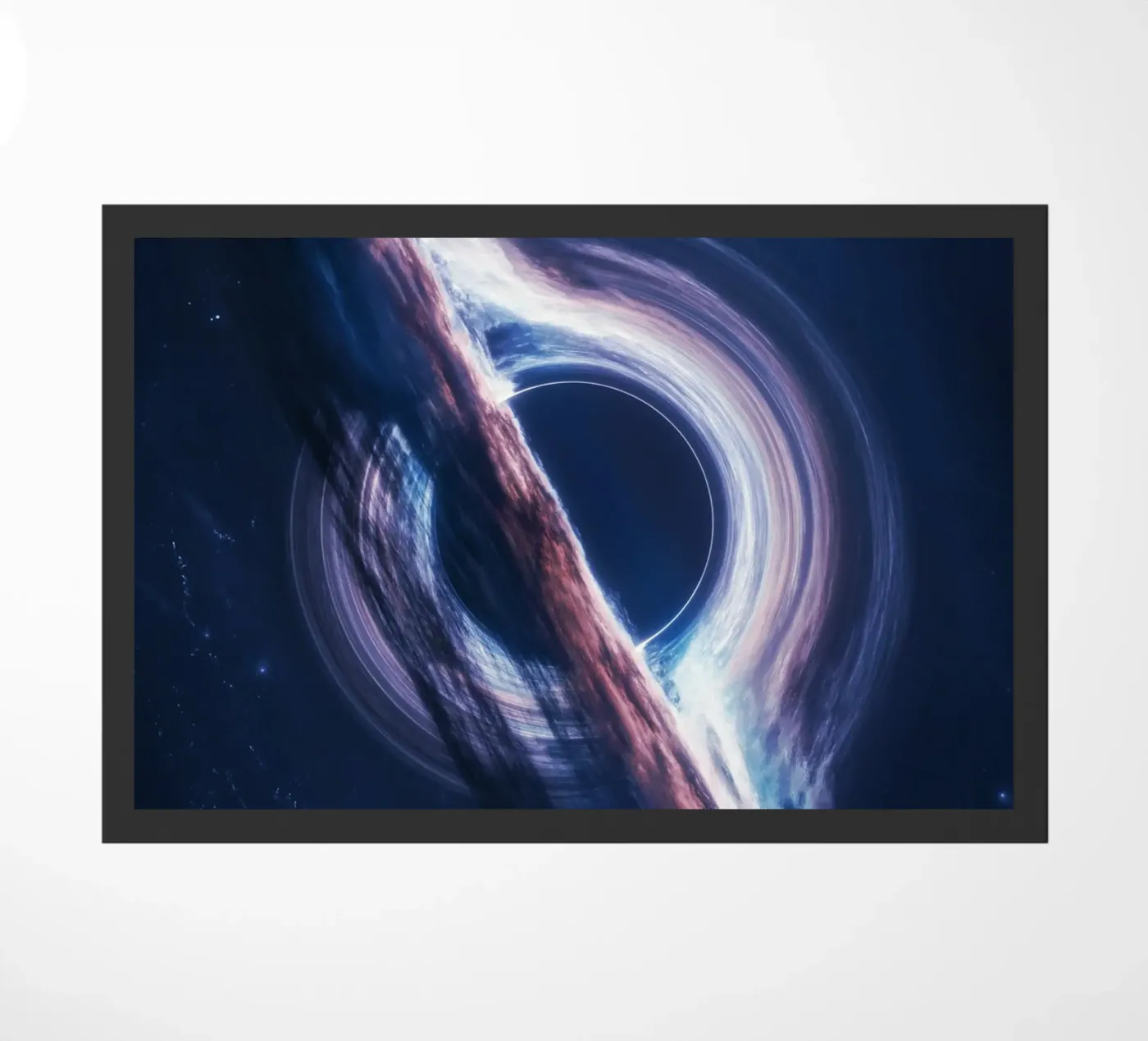 Interstellar Black Hole Fußmatte von nabakumov