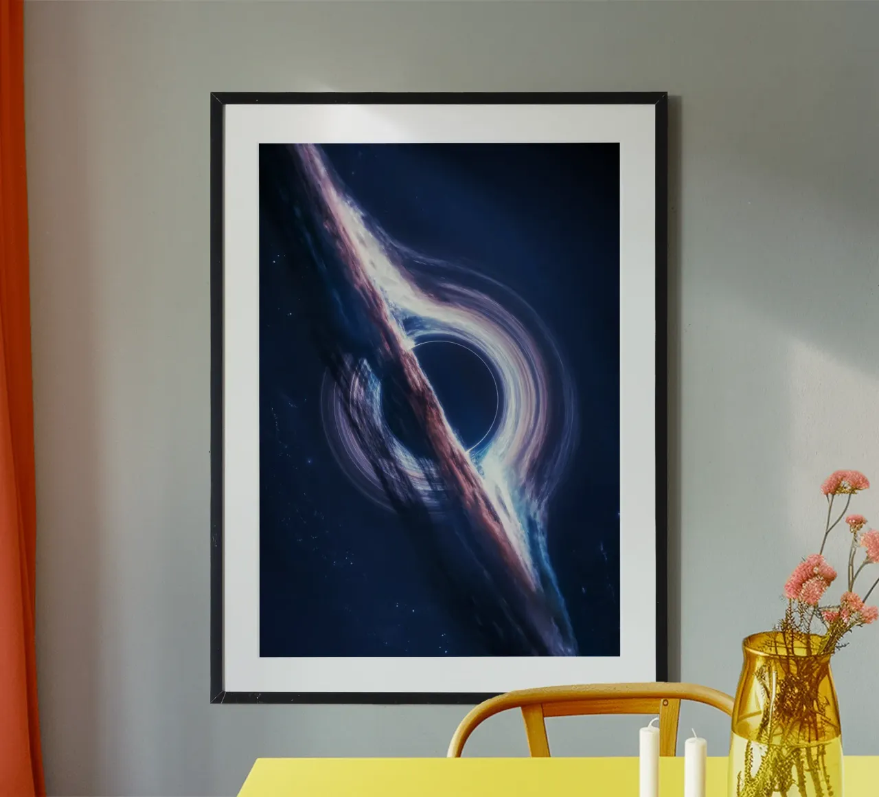 Interstellar Black Hole poster da nabakumov