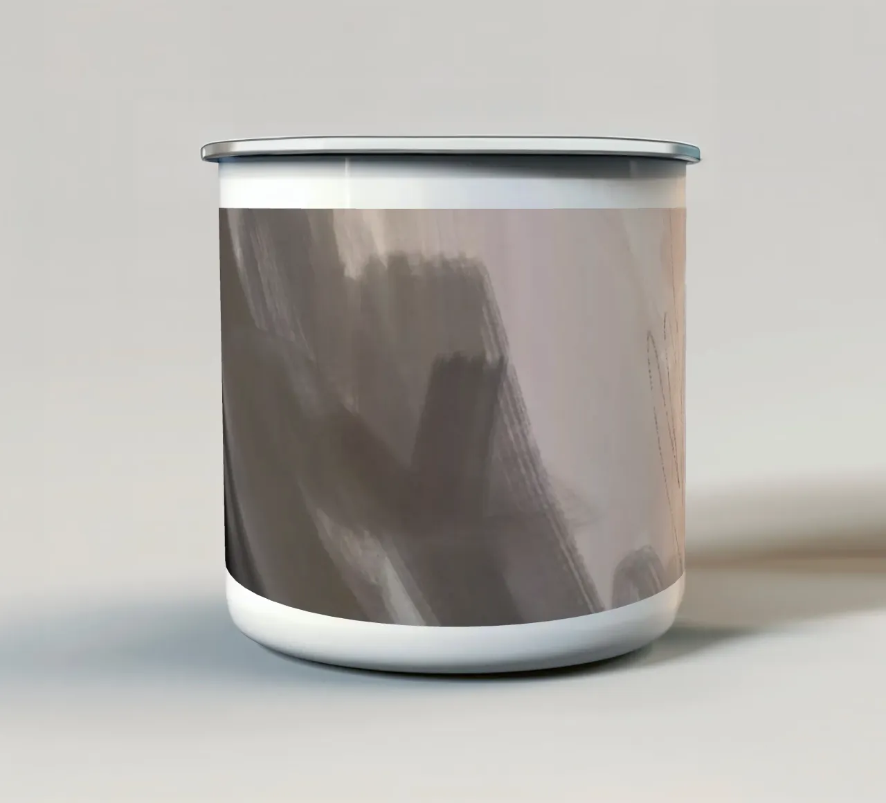 Te compré flores taza de esmalte de Studio B