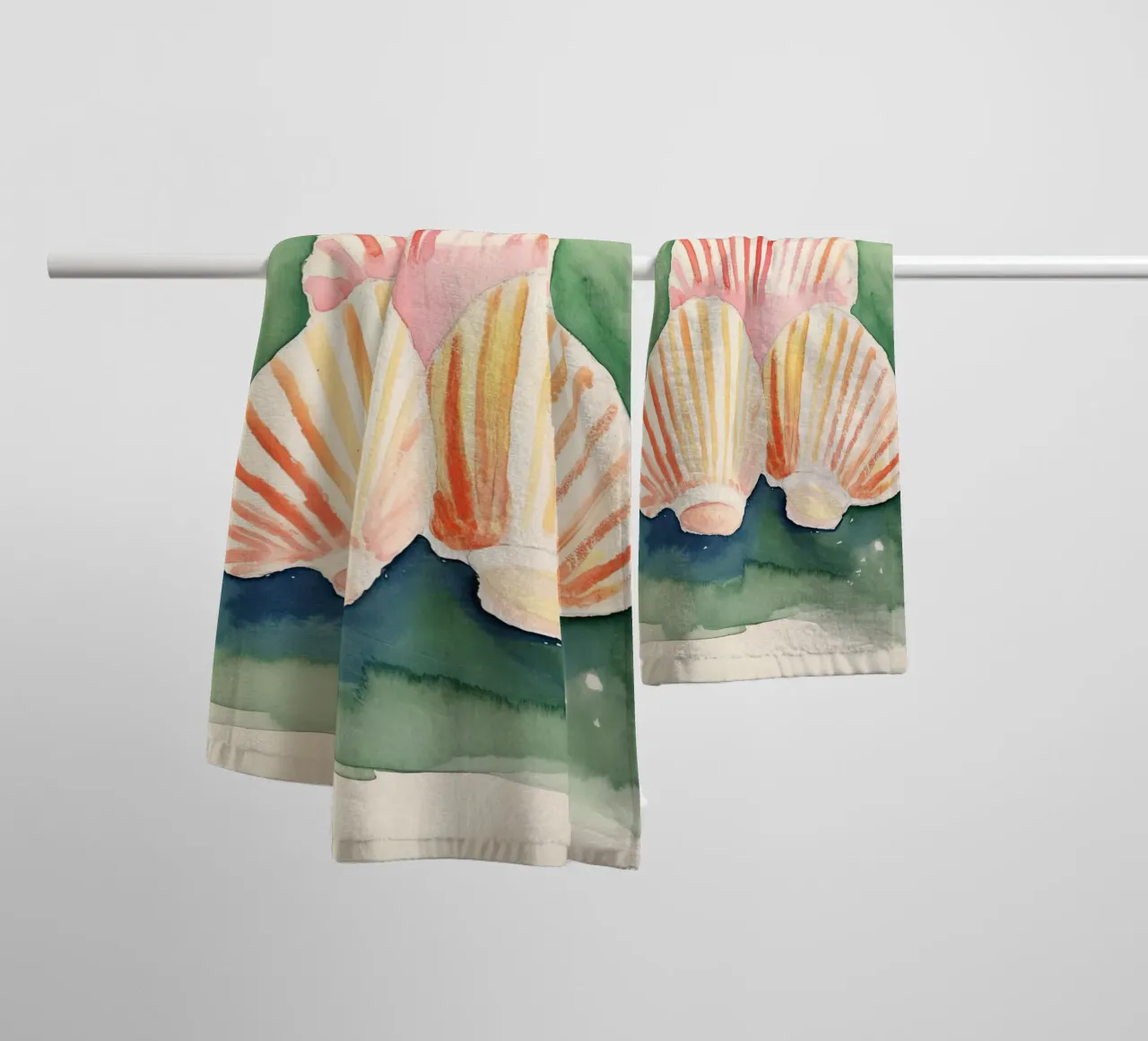 Coastal Vibes towel by DaarbyN
