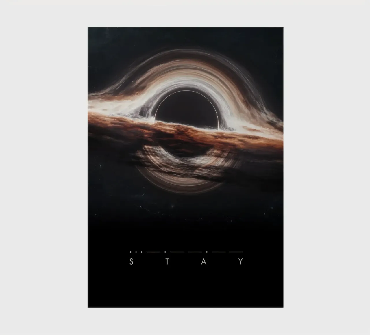 Interstellar STAY Notizbuch von nabakumov