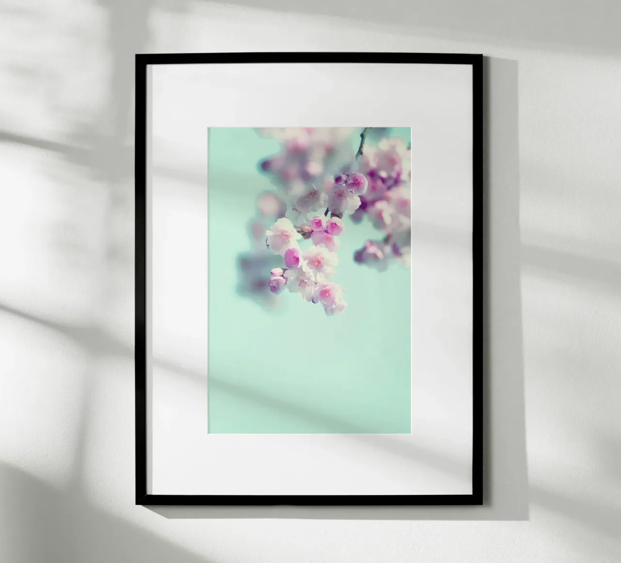 Cherry Dance poster con telaio in plastica da Monika Strigel