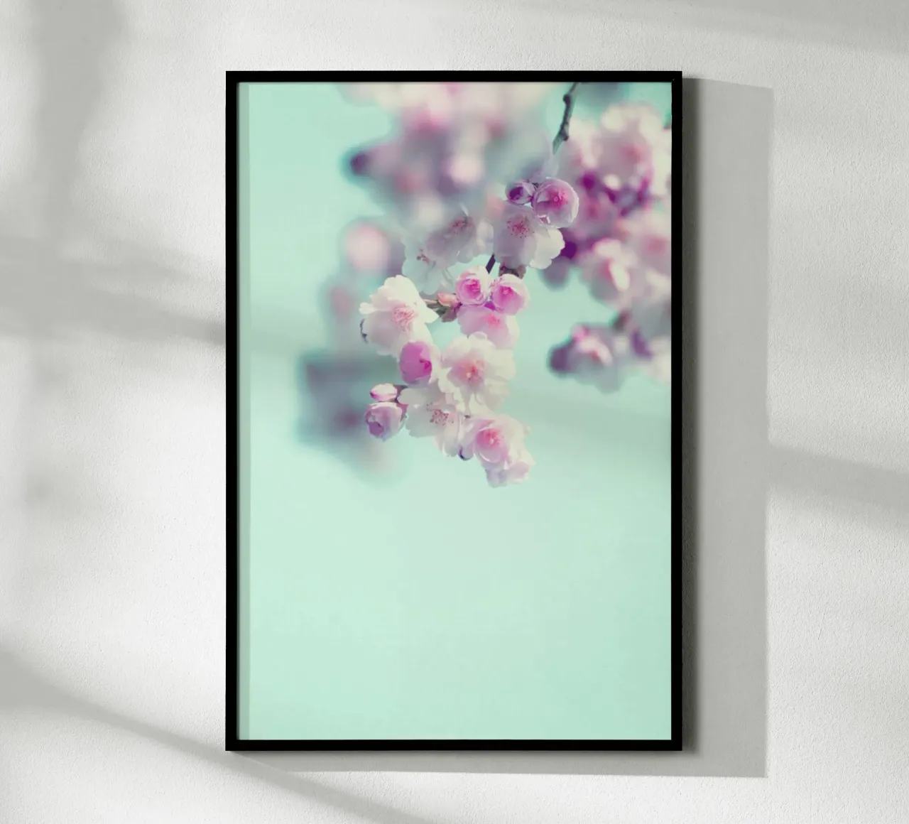 Cherry Dance poster con telaio in plastica da Monika Strigel
