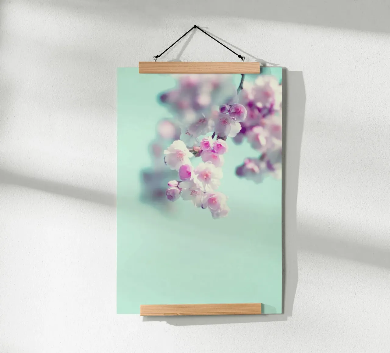 Cherry Dance poster con telaio in plastica da Monika Strigel