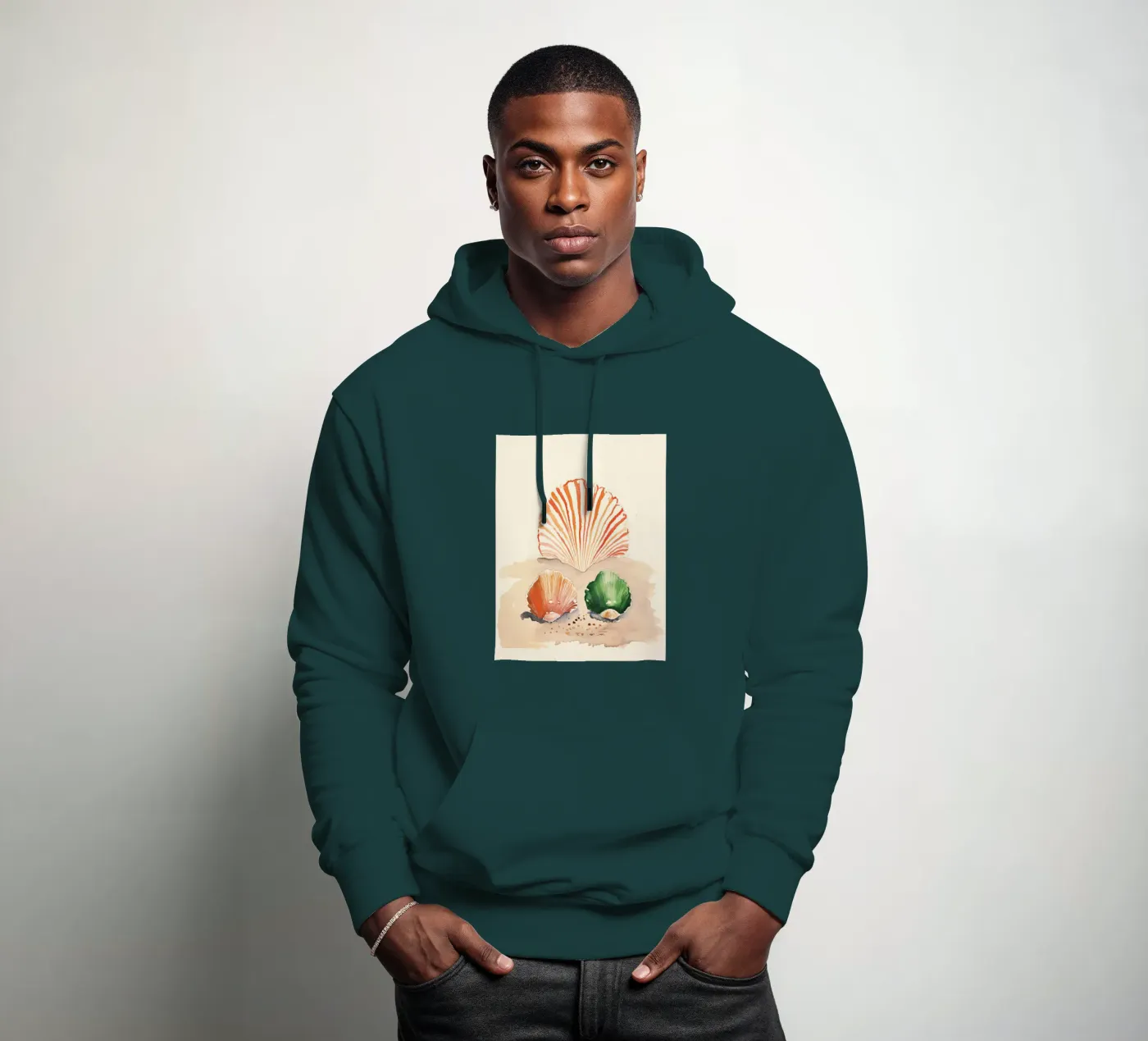 Seashells hoodie by DaarbyN