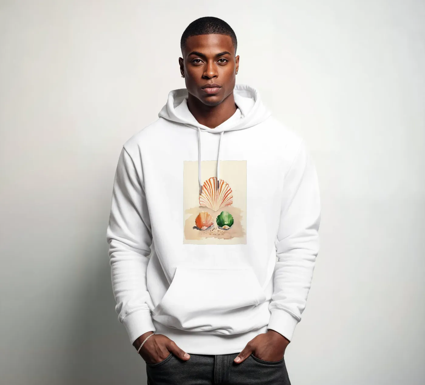 Seashells hoodie by DaarbyN