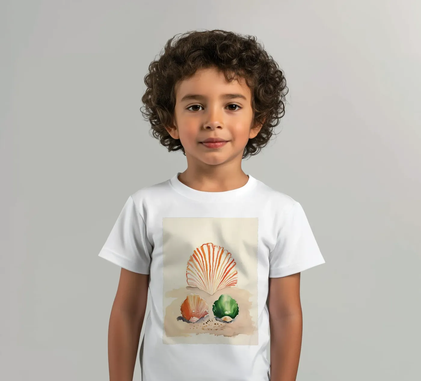 Seashells kinder t-shirt van DaarbyN