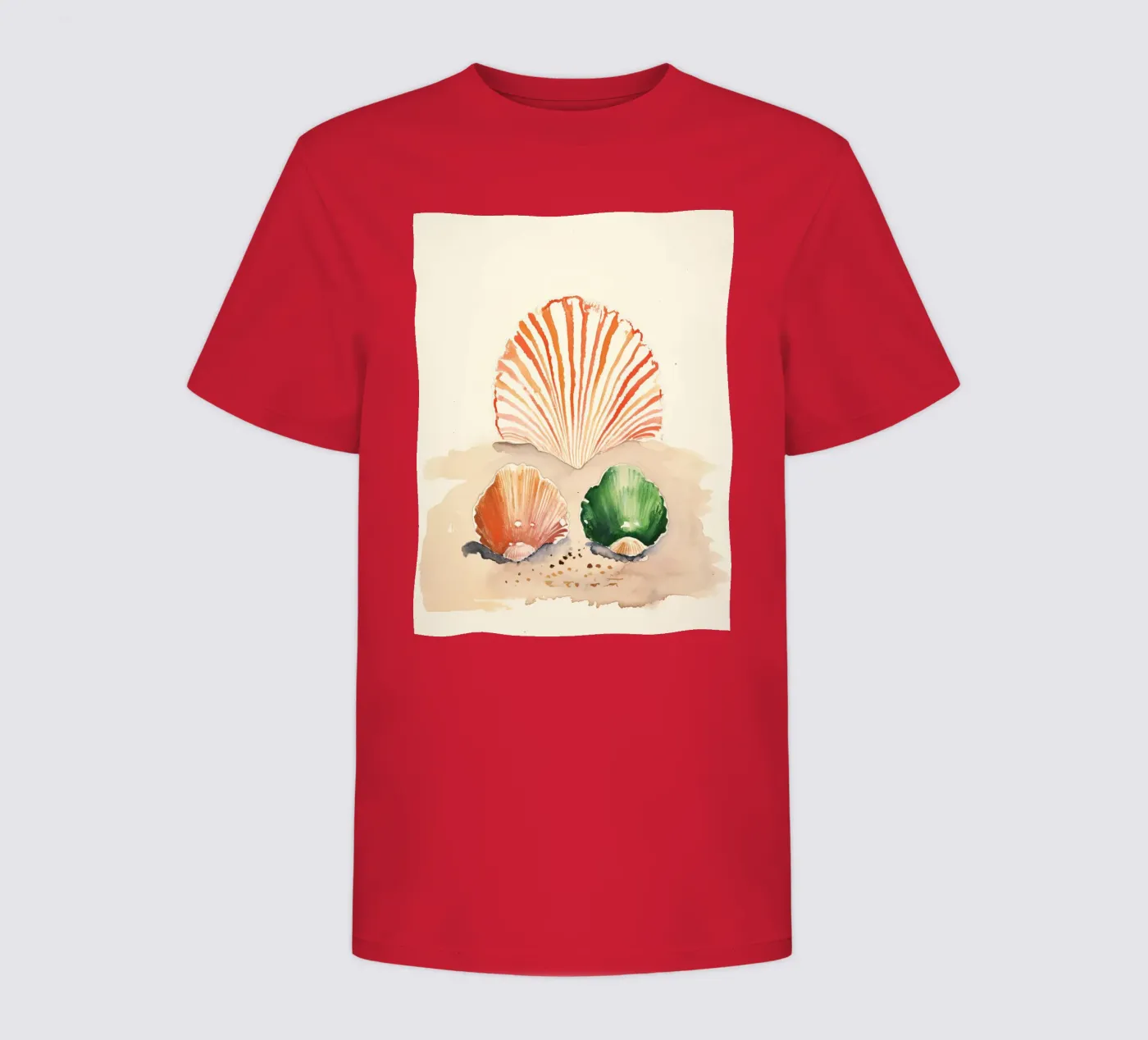 Seashells kinder t-shirt van DaarbyN