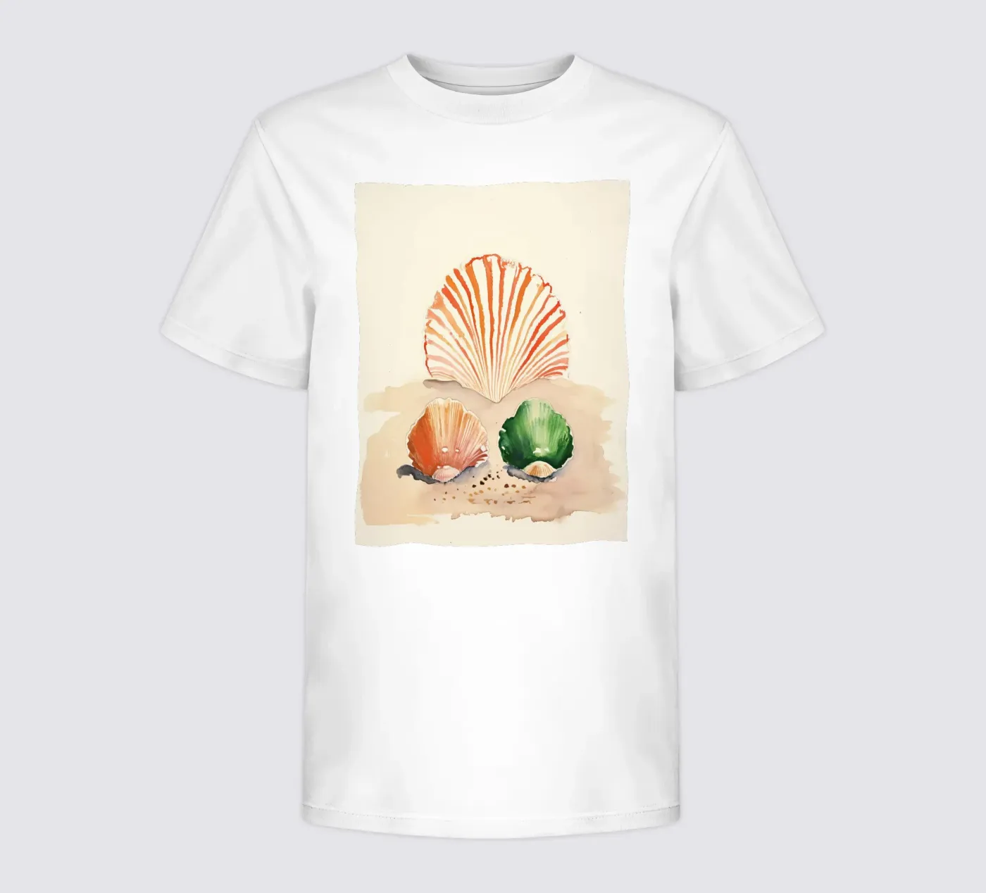 Seashells kinder t-shirt van DaarbyN