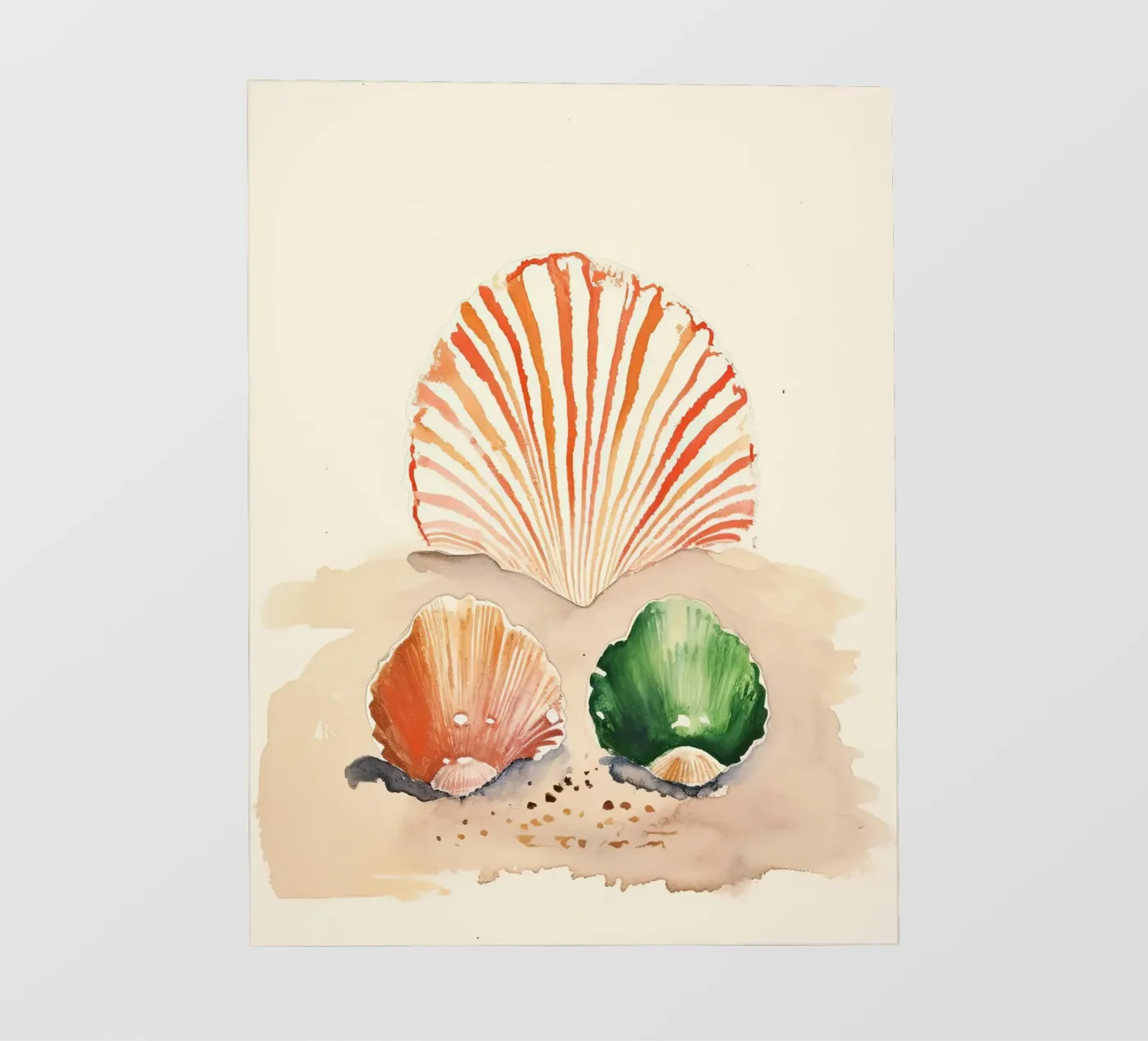 Seashells backlit film by DaarbyN