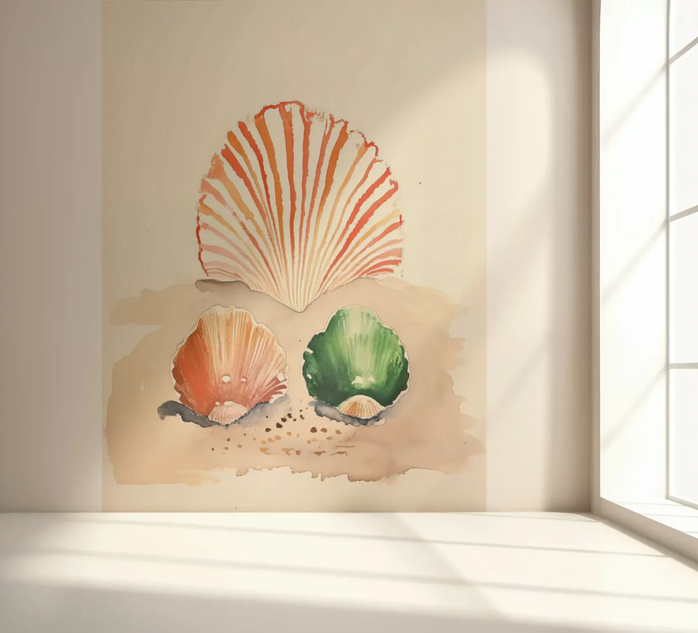 Seashells papier peint photo de DaarbyN