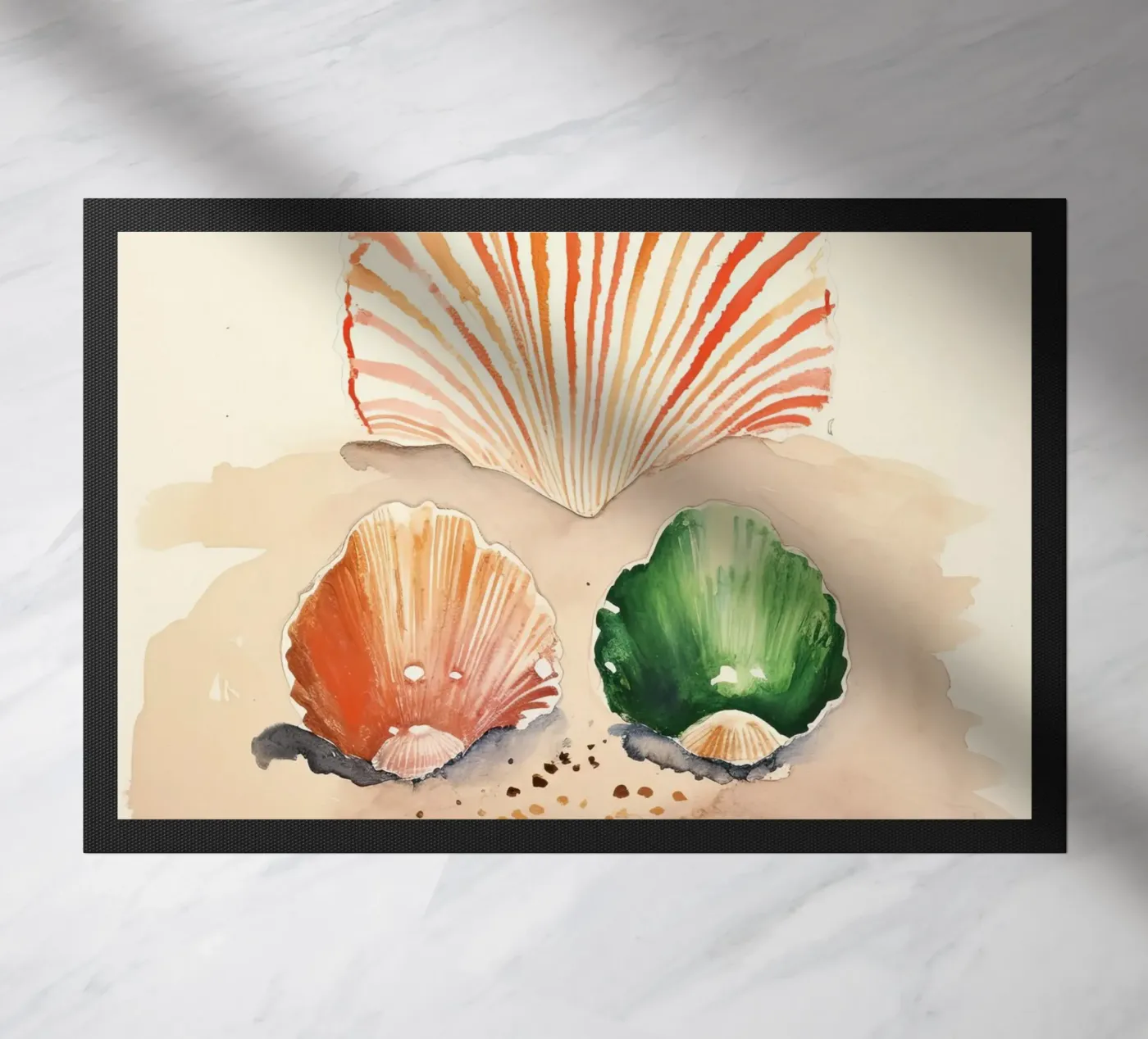 Seashells deurmat van DaarbyN