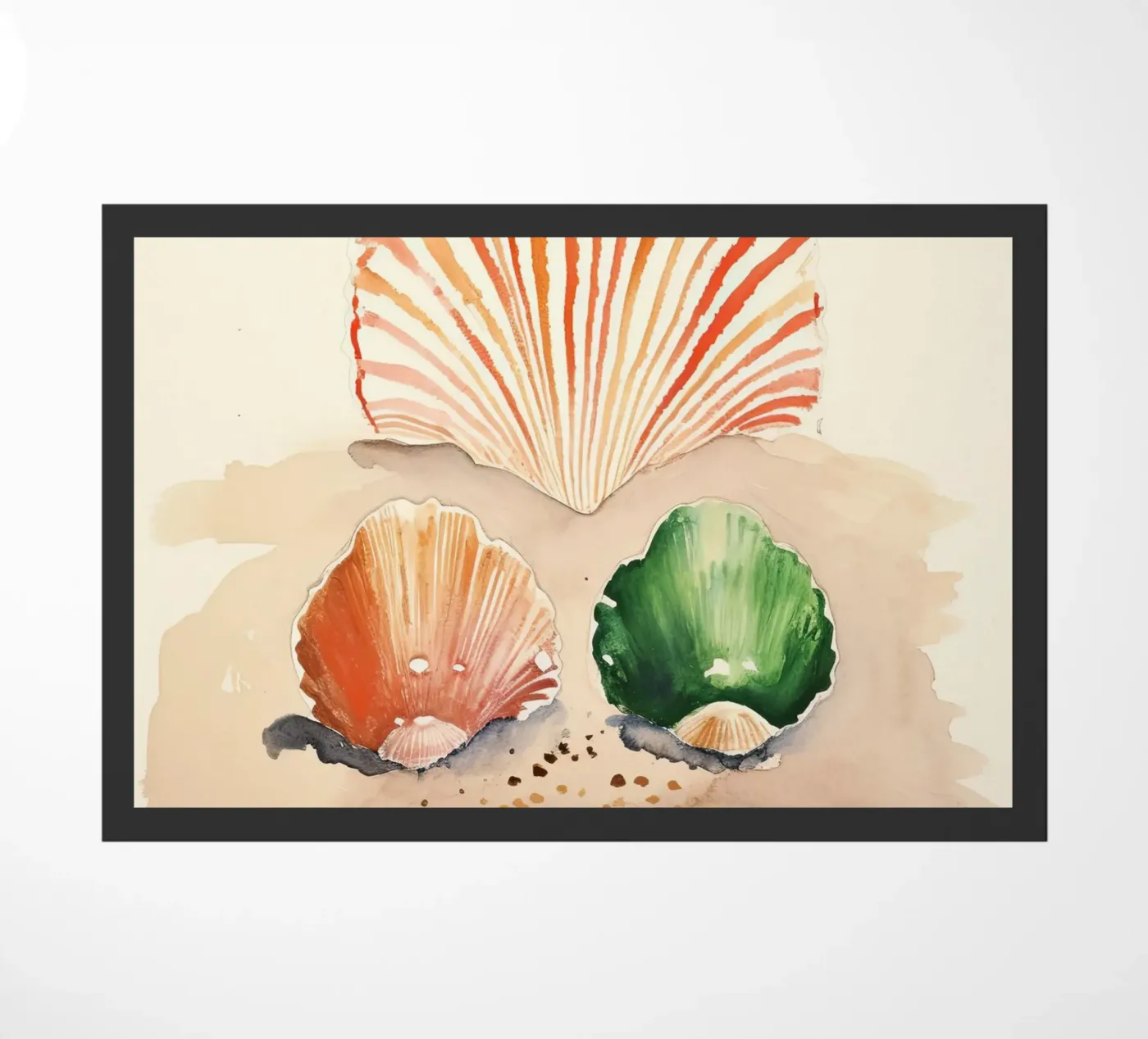 Seashells deurmat van DaarbyN