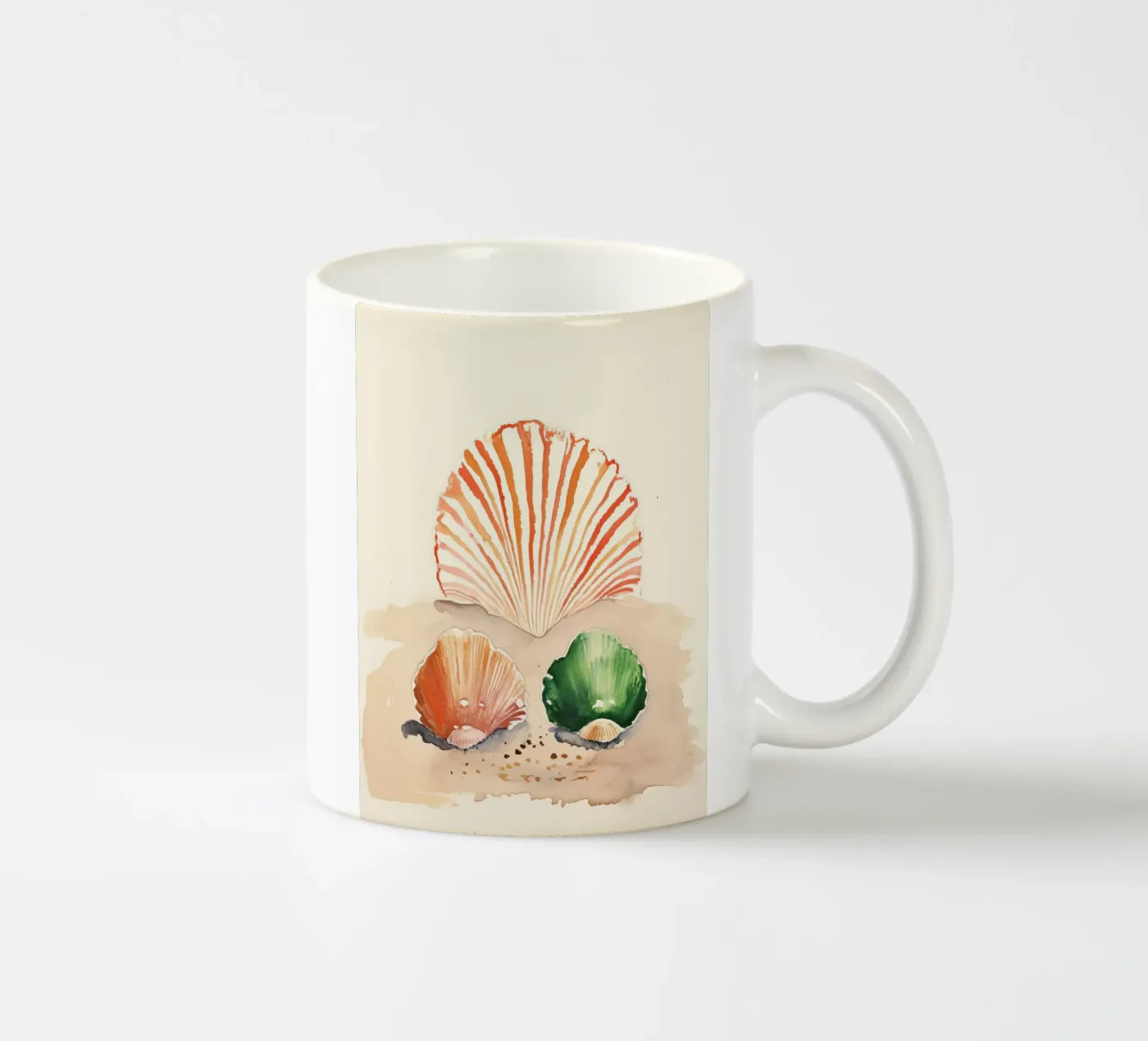 Seashells mug en céramique de DaarbyN