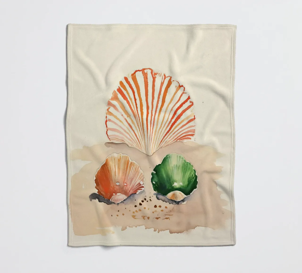 Seashells Fleecedecke von DaarbyN