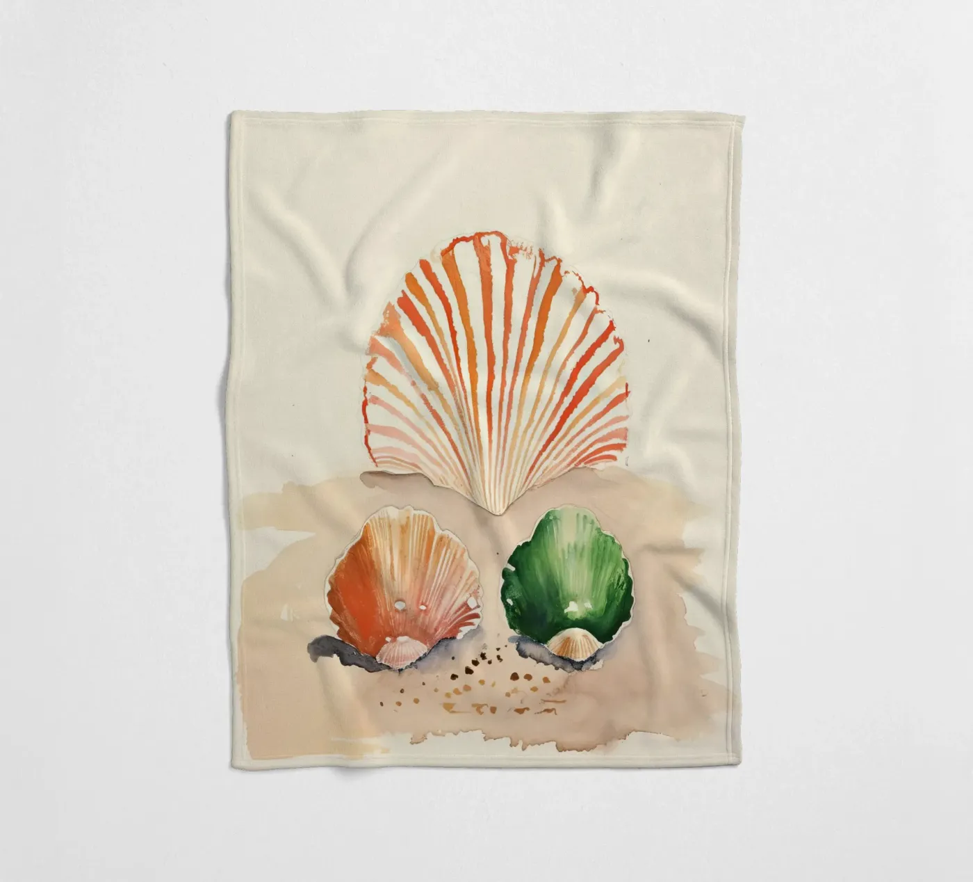 Muscheln Fleecedecke von DaarbyN