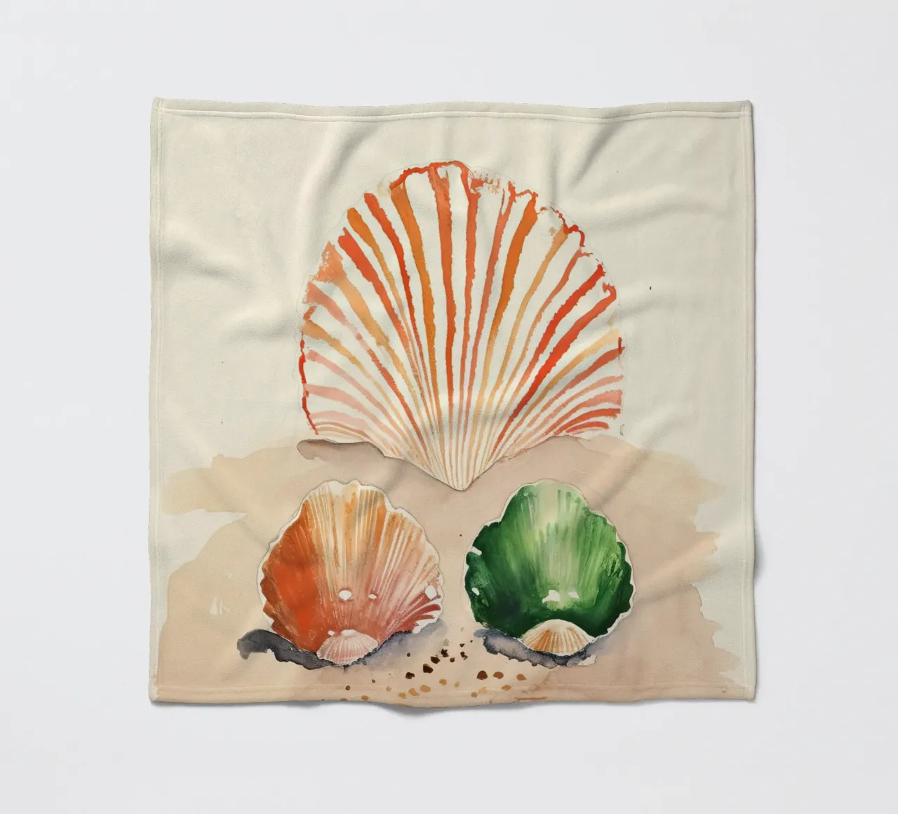 Seashells Fleecedecke von DaarbyN