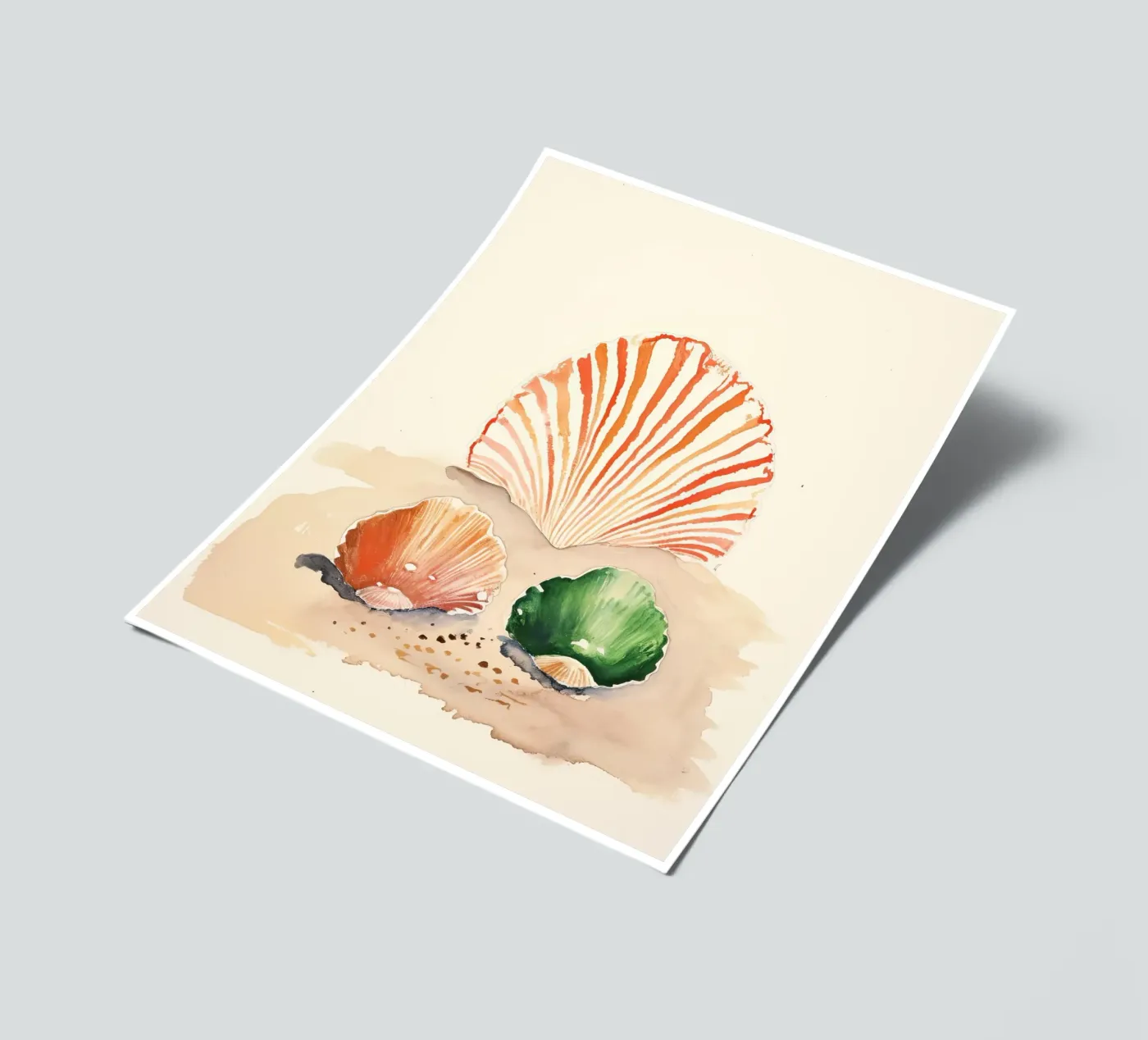 Seashells stickervel van DaarbyN