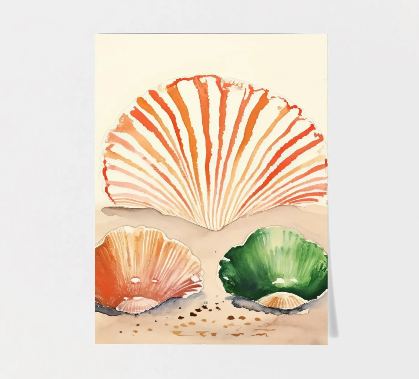 Seashells stickervel van DaarbyN