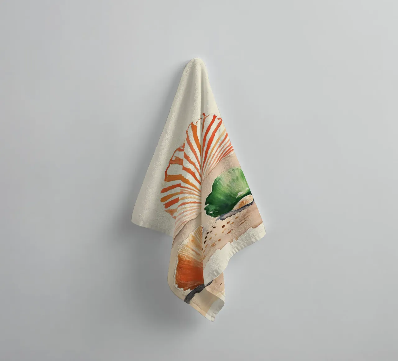Seashells towel by DaarbyN