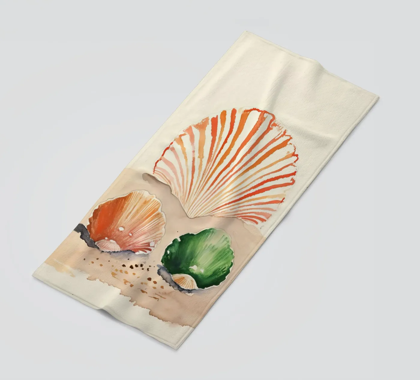 Seashells beach towel by DaarbyN