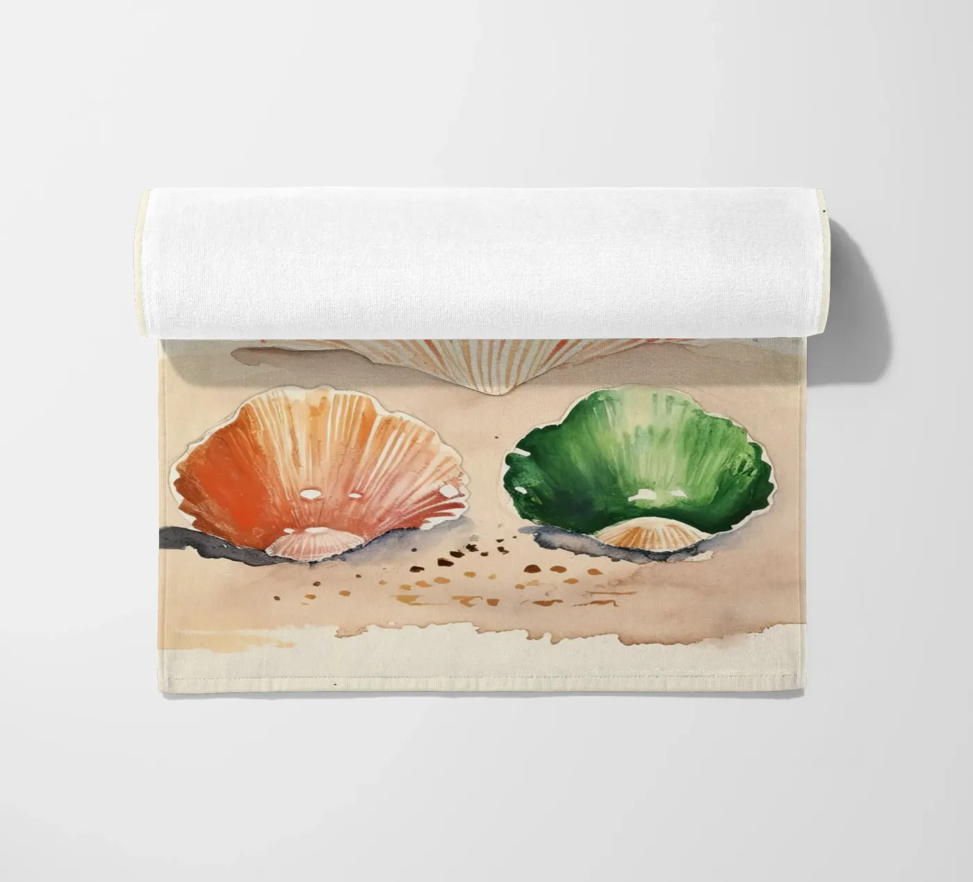 Seashells beach towel by DaarbyN