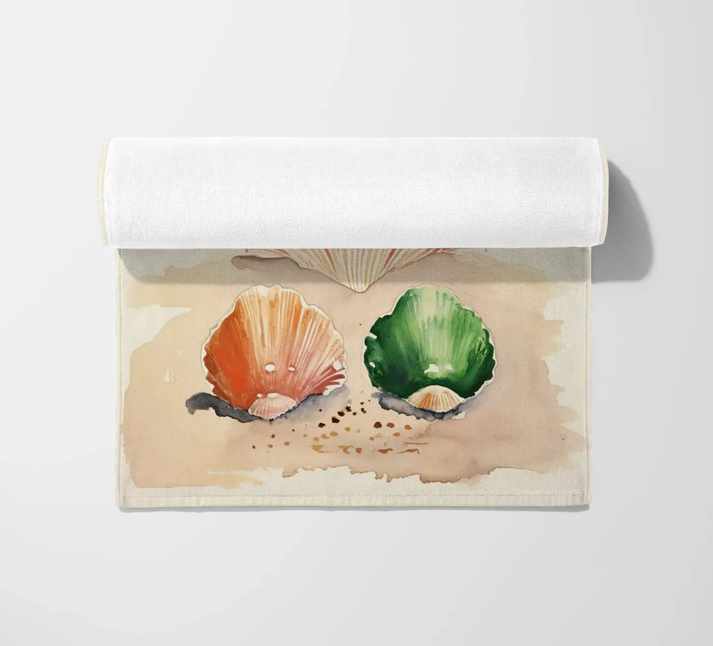 Seashells beach towel by DaarbyN