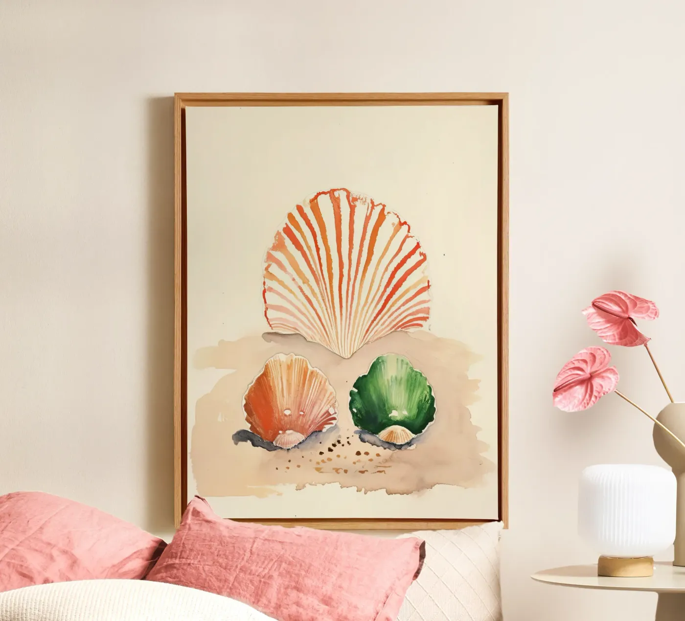 Seashells canvas by DaarbyN