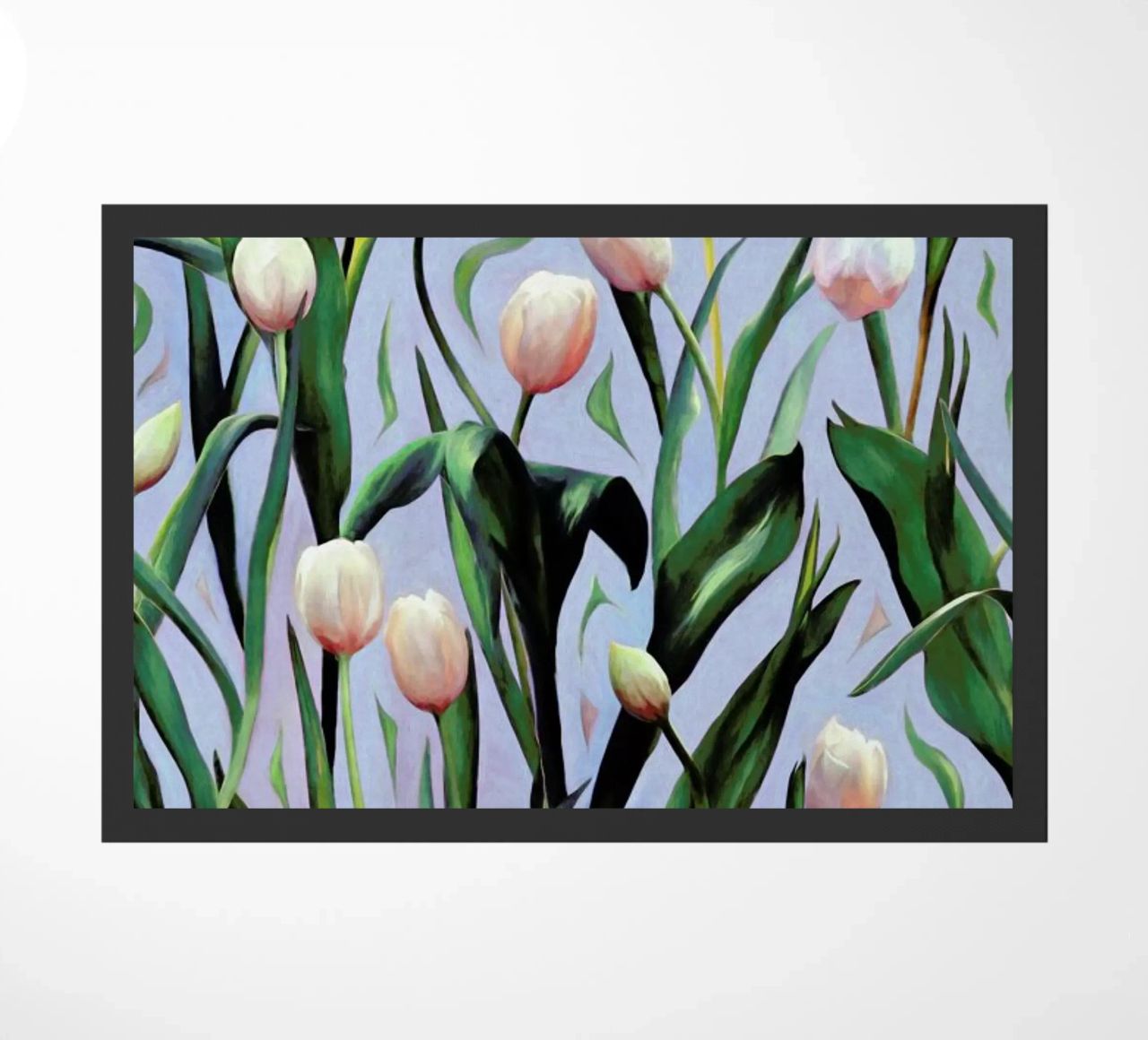 Waiting On The Blooming – Tulip Pattern zerbino da Micklyn Le Feuvre