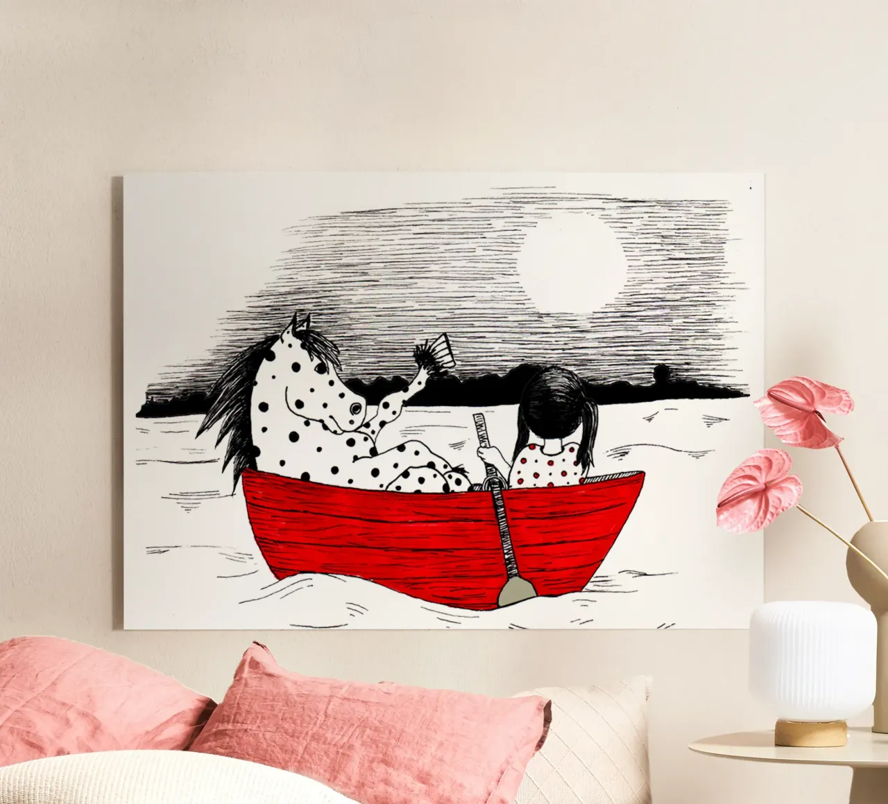 Ragazza cavallo, amicizia, amore per i pony, infanzia plexiglass da Pferdemädchen