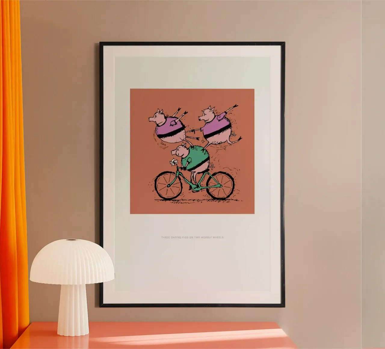 Three Pigs poster da Michael Valenti
