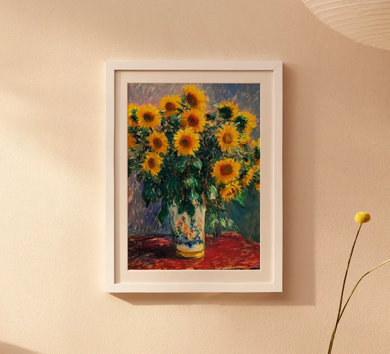 Sunflowers by Claude Monet poster da IamHomeStudio