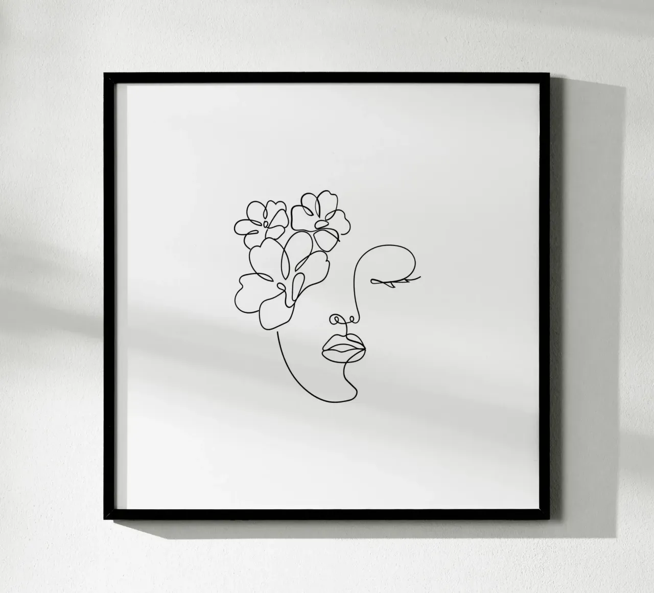 One Line Design n. 18 poster con telaio in plastica da Yaso Design - One Line Designs