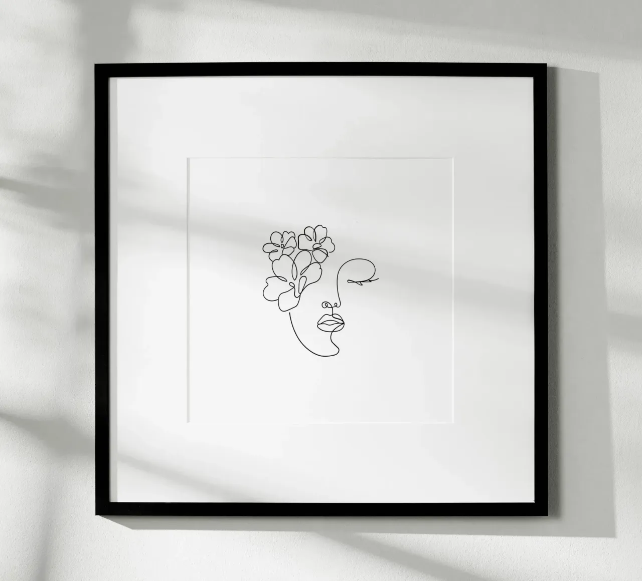 One Line Design n. 18 poster con telaio in plastica da Yaso Design - One Line Designs