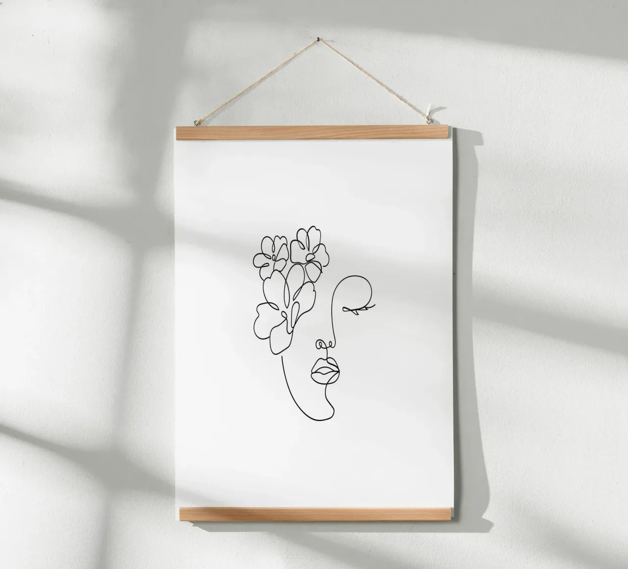 One Line Design n. 18 poster con telaio in plastica da Yaso Design - One Line Designs