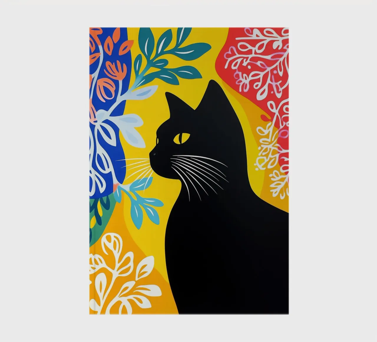 Black cat in the Matisse Gallery notebook by Autofocus