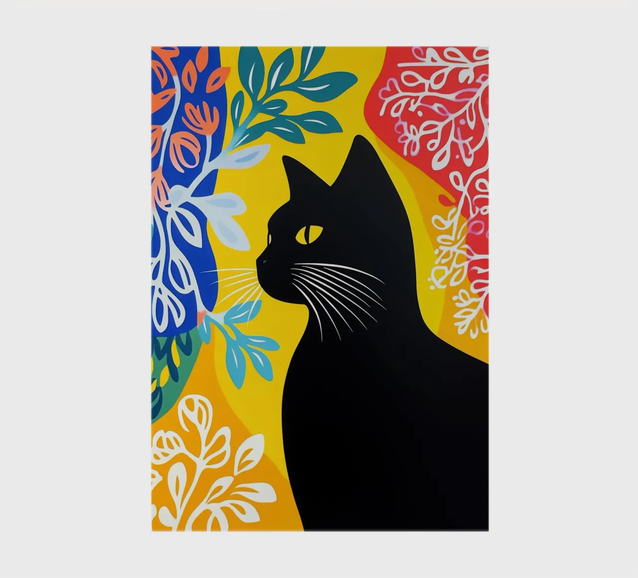 Black cat in the Matisse Gallery notebook by Autofocus