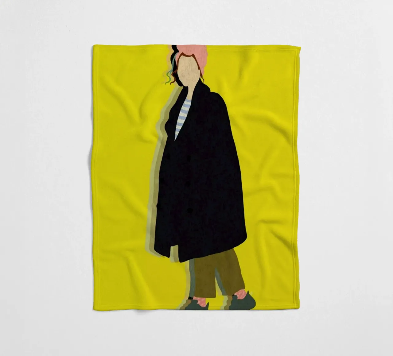 Walk fleece blanket by Laura O'Connor