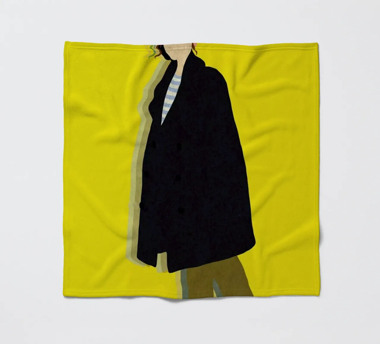 Walk fleece blanket by Laura O'Connor
