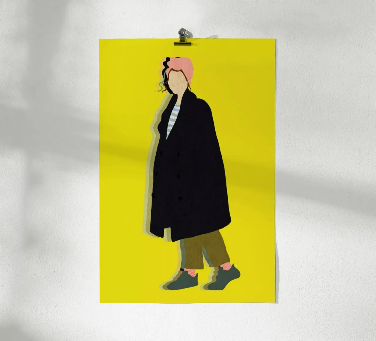 Walk poster con telaio in plastica da Laura O'Connor