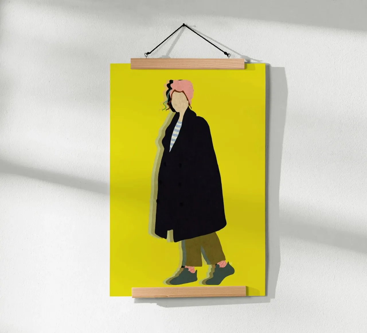 Walk poster con telaio in plastica da Laura O'Connor