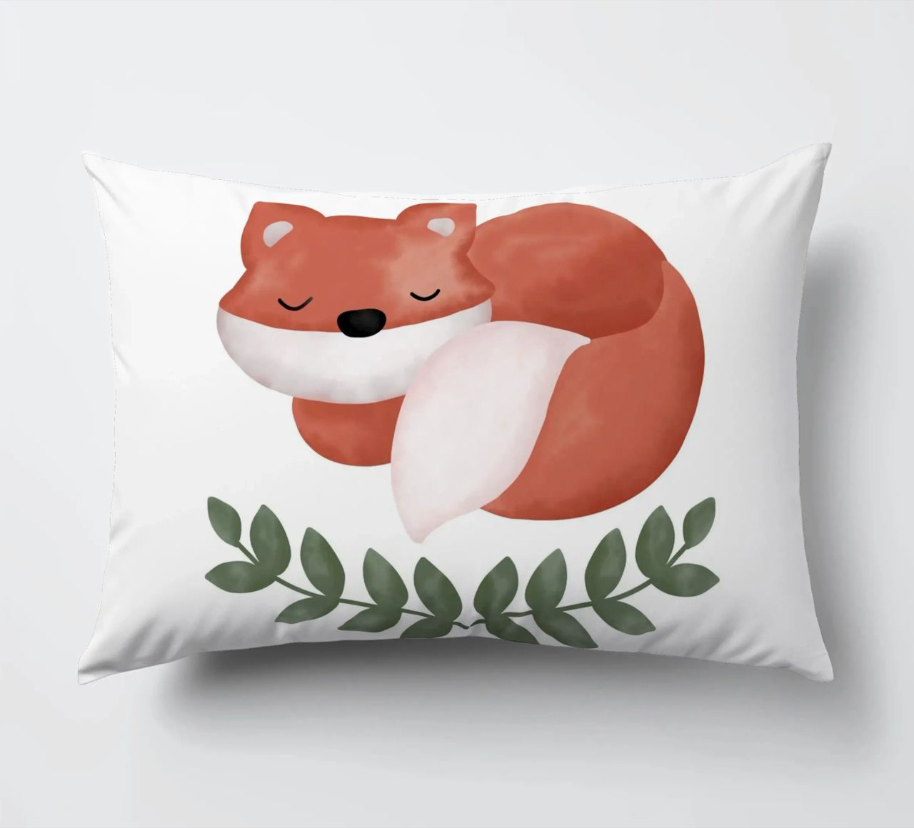 Schlafender Fuchs mit Name cuscino da BAINAI KIDS