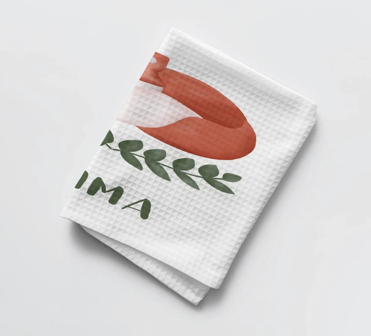 Schlafender Fuchs mit Name canovaccio da cucina da BAINAI KIDS