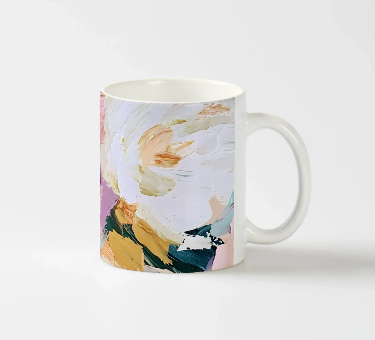 Fiori Viola/Bianchi tazza in ceramica da IamHomeStudio