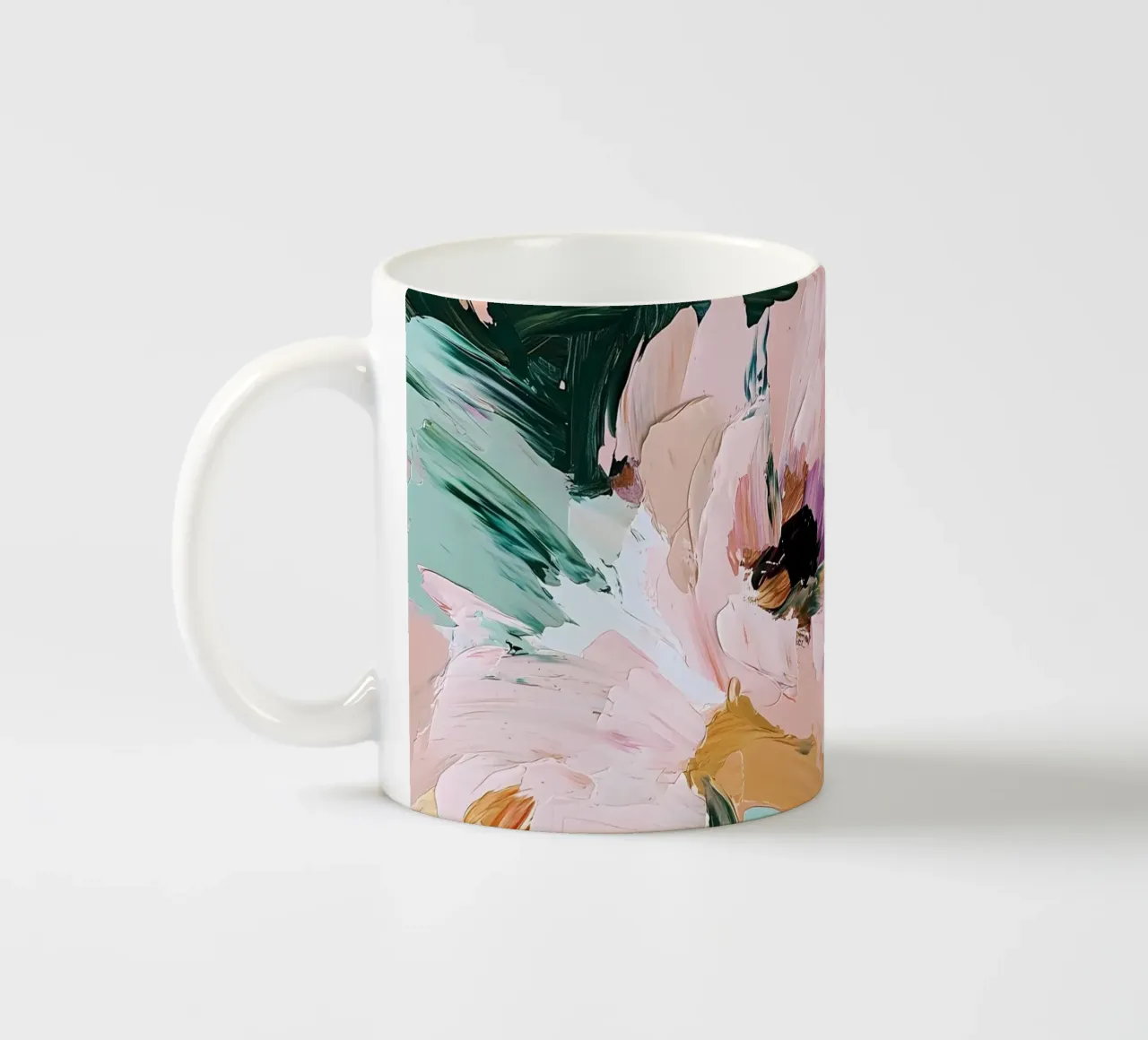 Fiori Viola/Bianchi tazza in ceramica da IamHomeStudio