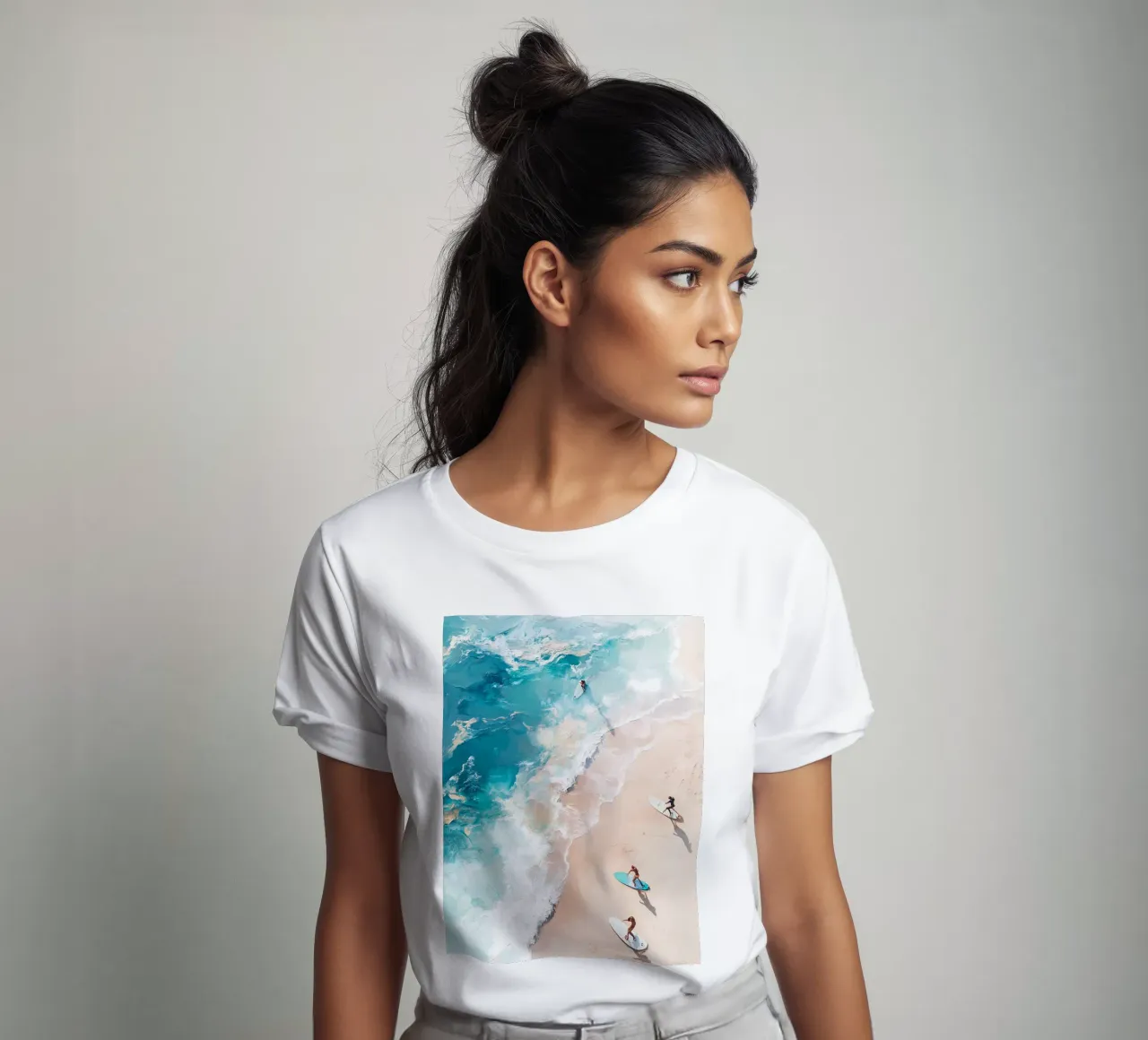 Surf, oceano, costa t-shirt da IamHomeStudio